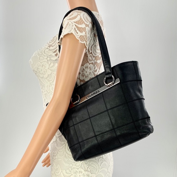 π Chocolate Bar π Chanel Caviar Tote